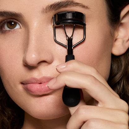 e.l.f. eyelash curler — stainless steel with ergonomic design and replacement pad