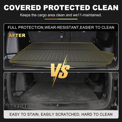 AOMSAZTO vehicle mat — TPE all weather anti-slip liner for Jeep Grand Cherokee 2022-2026