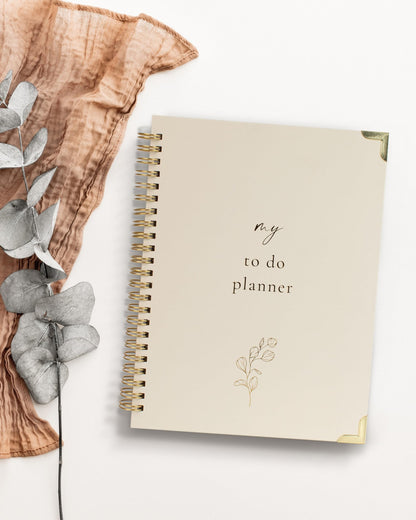 ZICOTO planner — stylish undated notebook to organize tasks and boost productivity