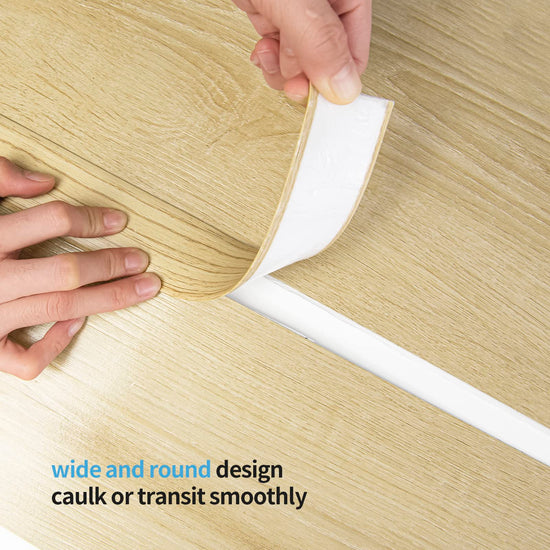 Art3d self adhesive vinyl floor transition strip — versatile laminate floor divider strip