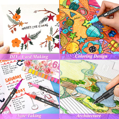 Marking pen — Caliart dual brush tip for coloring and journaling