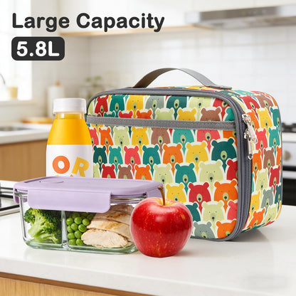 FlowFly meal holder — insulated soft bag mini cooler for kids and adults