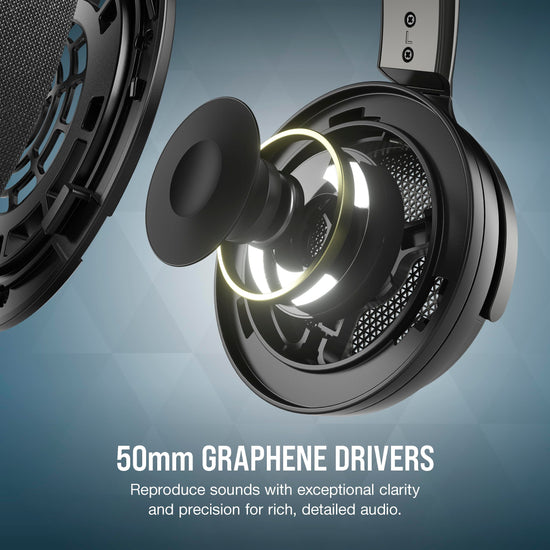 Corsair Virtuoso RGB wireless headphones — multiplatform gaming compatibility