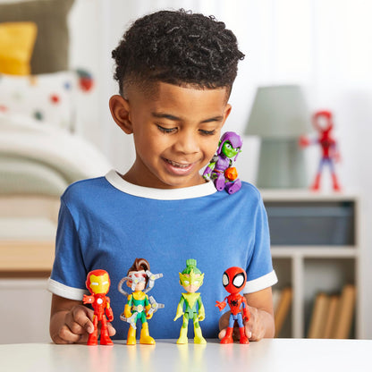 Toy figure — Spidey and his friends 5-pack with 4-inch action figures for kids 3+