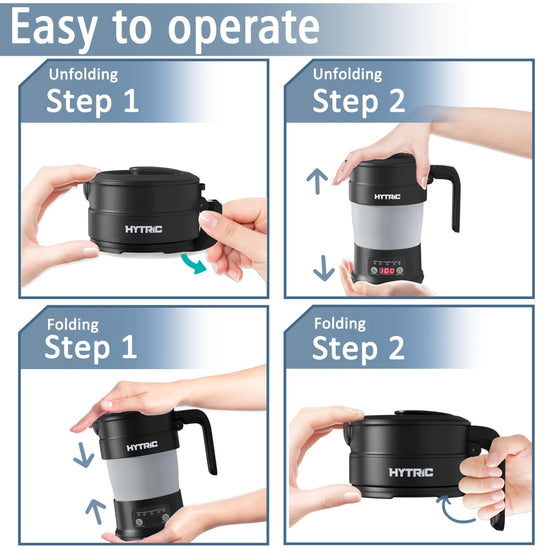 Electric water boiler — foldable design