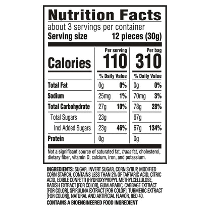 SOUR PATCH KIDS — Glow ups strawberry-watermelon gummy candy in bulk bags 12-3.08 oz bags.