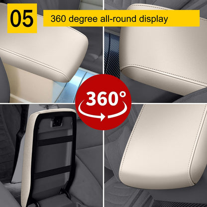 AOMSAZTO center console covers for Toyota Highlander in beige color