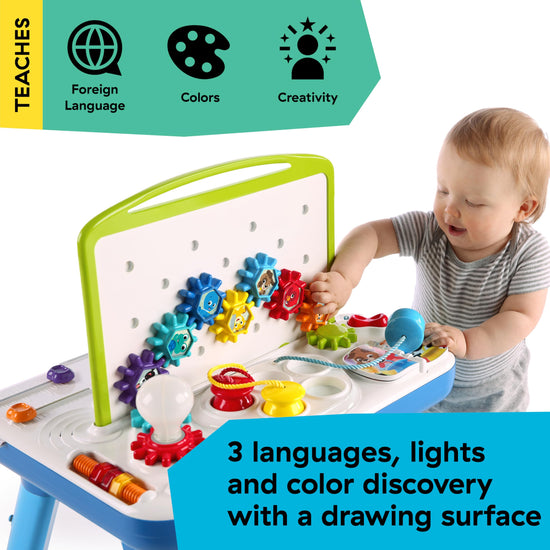 Baby Einstein curiosity table activity play station - Montessori interactive workbench