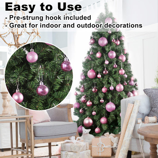 Hanging ornament — shatterproof large Christmas ball decorations for tree