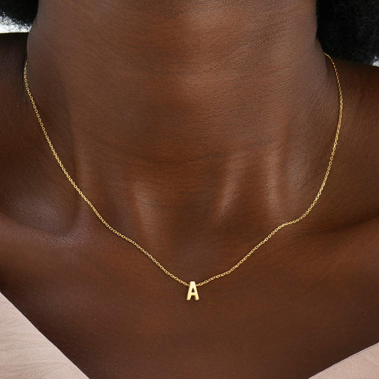 JNZSSWHJJH initial necklace - dainty A-Z pendant for women and girls