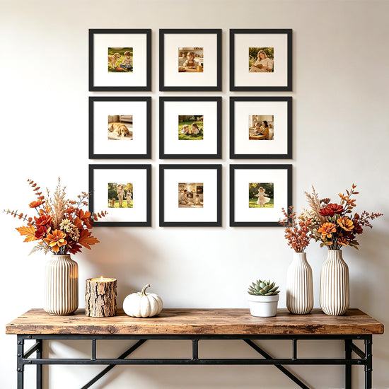 upsimples picture frame set with five frames
