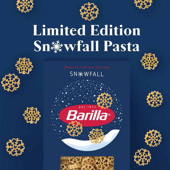 Barilla Snowfall pasta - Limited edition noodle.