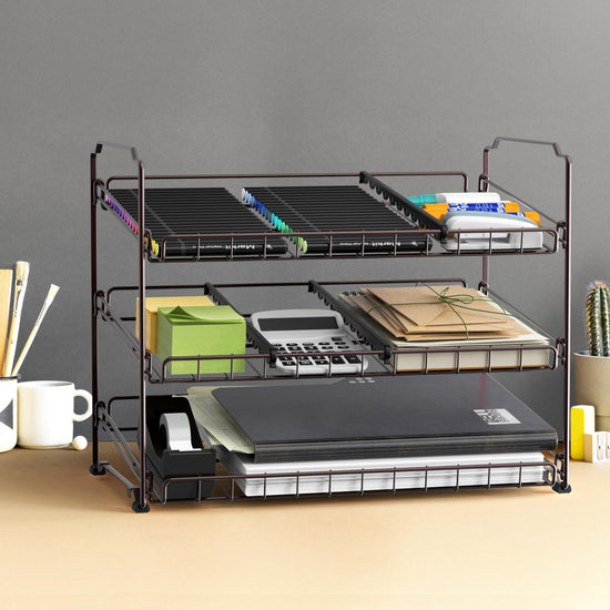 Simple Houseware can rack shelf - stackable design for space-saving organization.Simple Houseware shelf - stackable can rack for efficient storage.