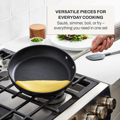 Cookware set — All-Clad HA1 hard anodized non stick frying pans 8 and 10 inch
