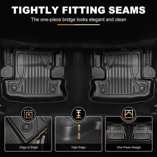 Vehicle mat — Custom TPE floor liners for 2015-2023 Dodge Challenger RWD