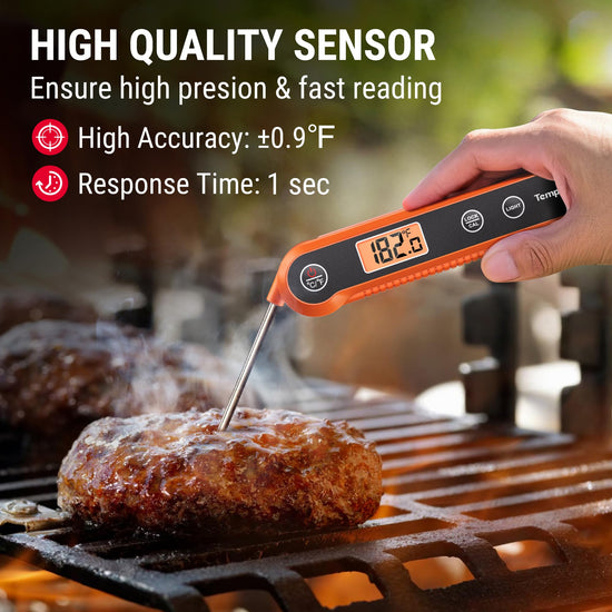 Thermopro TP03H digital oven and barbecue thermometer with battery power.