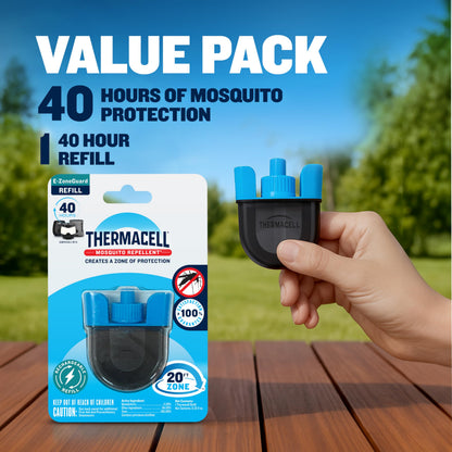 Thermacell insect repellent refills – no DEET or flame, pet friendly and easy to replace