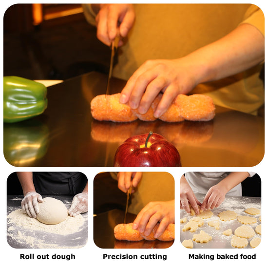 Cutting board — Stainless steel for versatile kitchen use