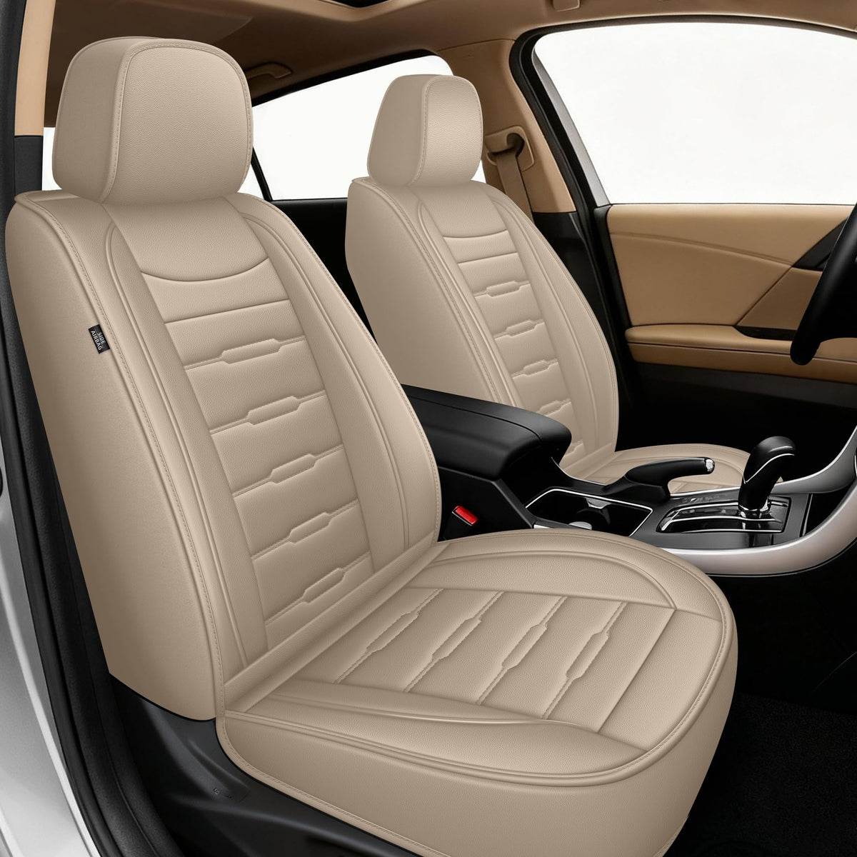 AOMSAZTO vehicle seat cover - Custom fit faux leather for Honda Accord 2003-2017