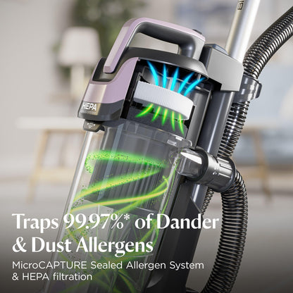 Bissell CleanView Max vacuum — HEPA filtration for allergens removal