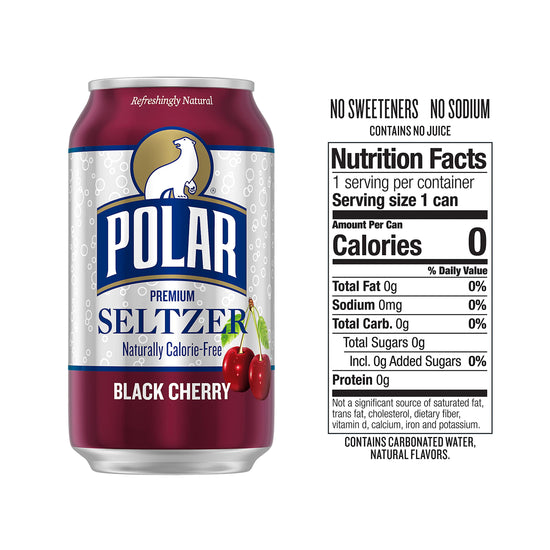 Seltzer water — Polar brand sparkling waterSeltzer water — Polar sparkling water with natural flavors