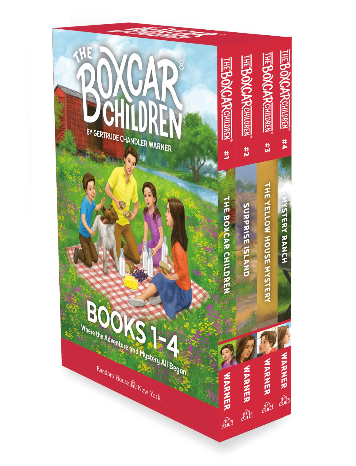 ABIS_BOOK — The Boxcar Children mysteries boxed set 1-4
