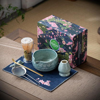 Buucup matcha whisk set — complete ceramic matcha kit for enthusiasts