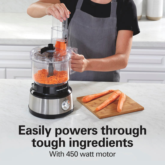 Hamilton Beach food processor — versatile vegetable chopper for slicing