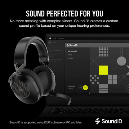 Corsair headphones — wireless design