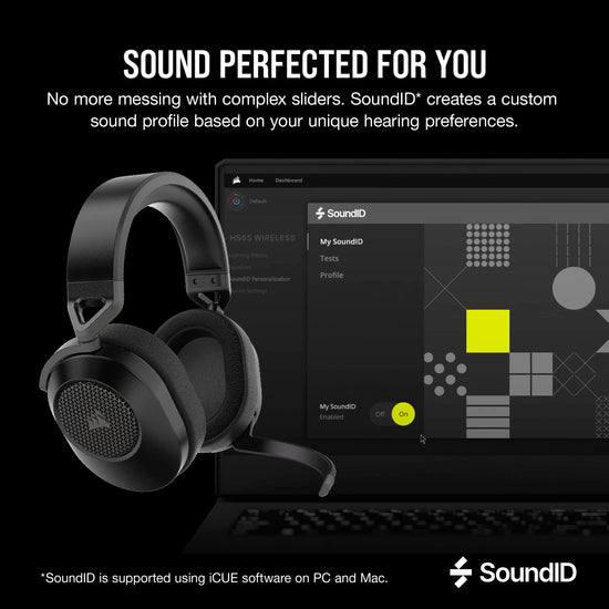 Corsair headphones — wireless design