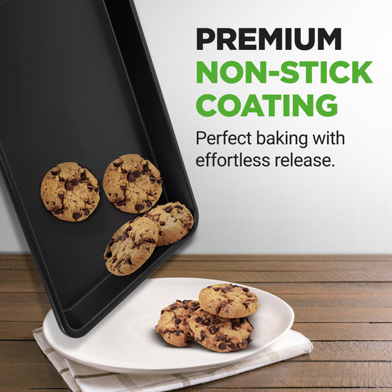 SHEET_PAN — Nonstick metal baking tray set by NutriChef