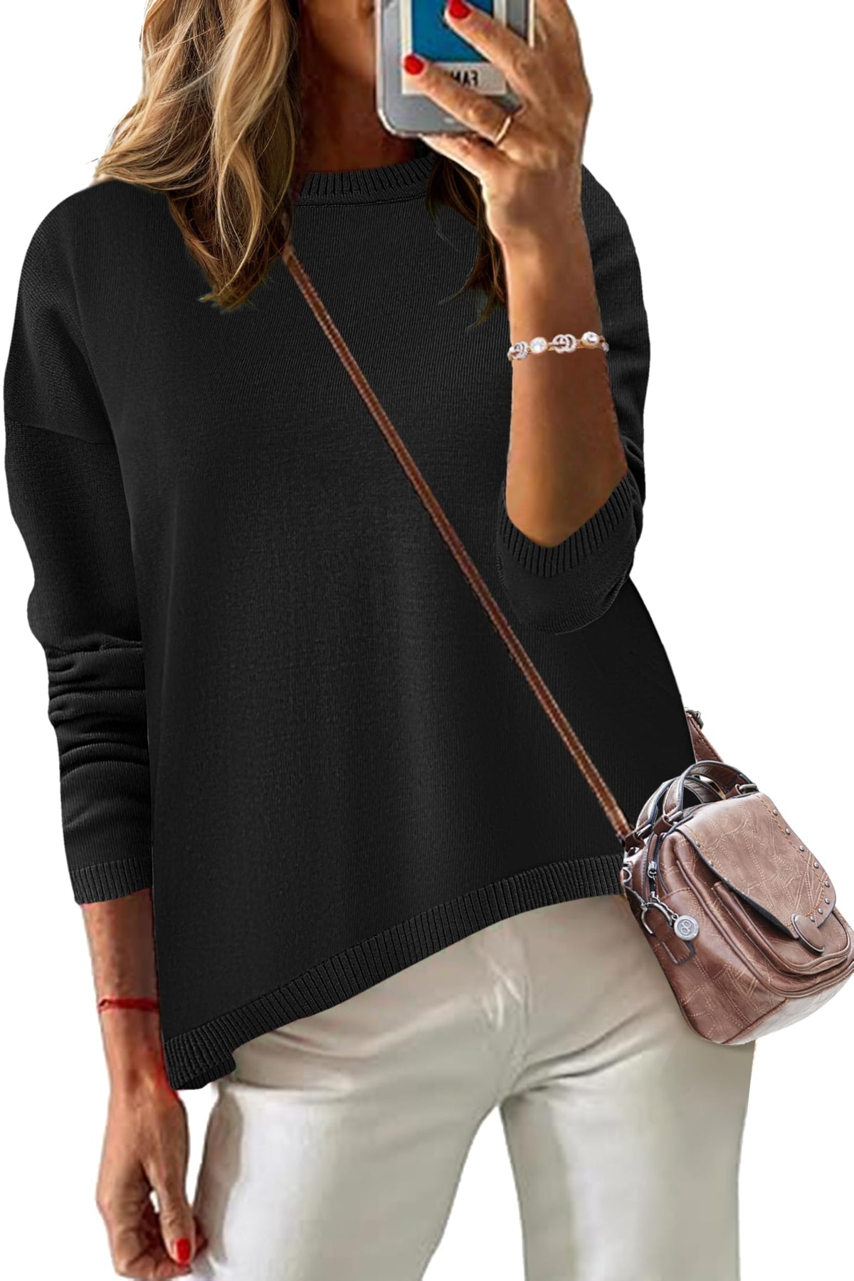 Zeagoo sweater - Trendy long sleeve knit pullover for business casual wear