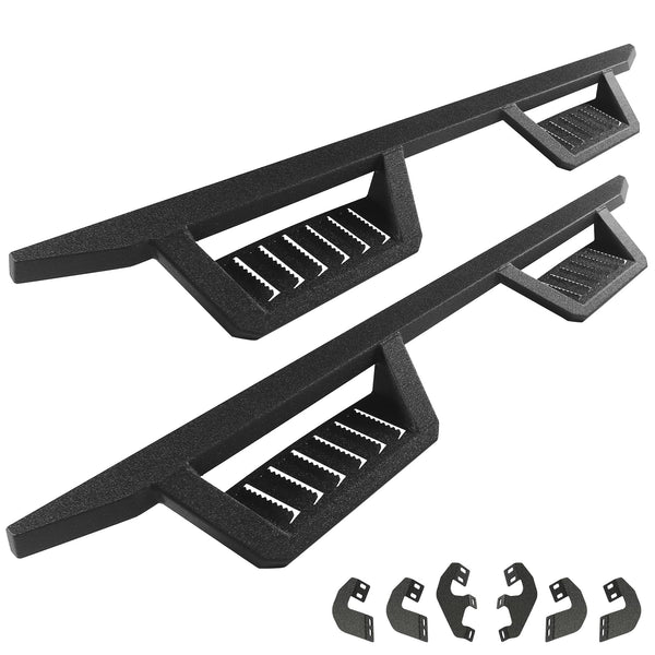 TIEZFUL Running Boards Fit for Toyota 4Runner 2010-2024 (Including 2014-2024 SR5 & 2015-2024 TRD PRO & 2017-2024 TRD Off-Road) Without Side Skirts, Drop Down Side Steps Nerf Bars Rock Silders Rails