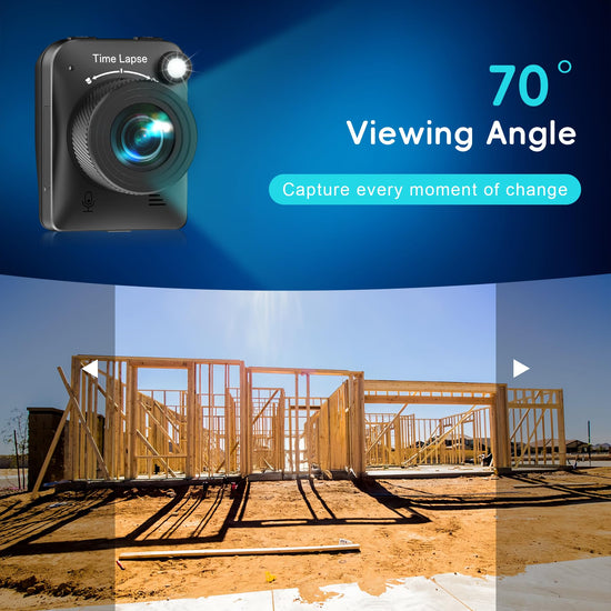 Camera film — 4K time lapse outdoor construction with waterproof housing and mount