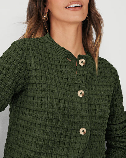 PRETTYGARDEN women's knit cardigan sweater - trendy open front design
