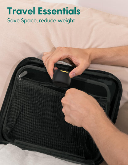 Babelio noise machine — mini portable design with 15 non-looping sounds and timer