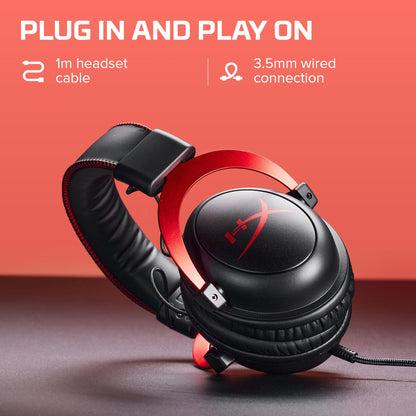 HyperX Cloud II headphones — gaming headset with virtual 7.1 surround sound