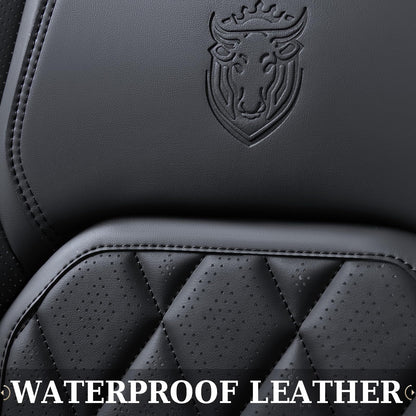 Coverado car seat cover — waterproof faux leather for most vehicles