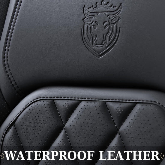 Coverado car seat cover — waterproof faux leather for most vehicles