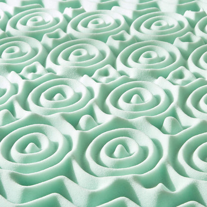 MATTRESS_COVER — Green tea infused memory foam topper