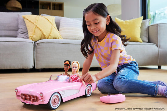 Barbie non-riding toy vehicle - classic design and fun play experience.