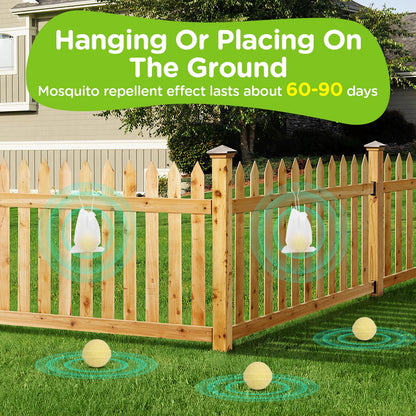 Mosquito Repellent Outdoor Powerful Outdoor Mosquito Repellent for Patio 10 Pack Mosquito Repellent Outdoor for Yard, Camping, Child&Pets Friendly