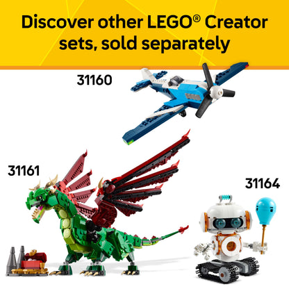 LEGO Creator 3 in 1 Wild Animals toy - 3 build options: spider, scorpion, snake - 31159