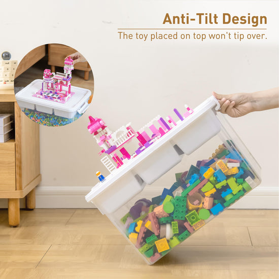Citylife storage box — 5 compartments for organizing crafts