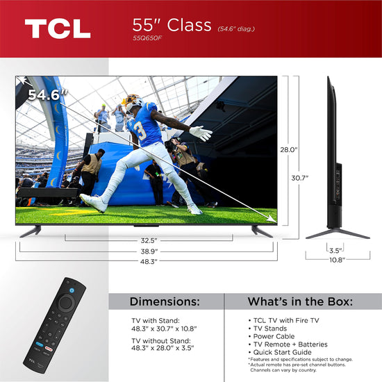 TCL television — Smart TV with Fire TV integration