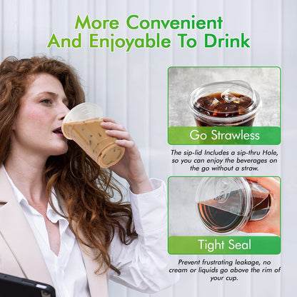Lilymicky drinking cup with strawless sip lids
