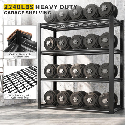 REIBII shelf — Heavy duty garage shelving 40 W x 59.5 H x 19.5 D