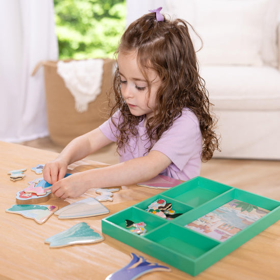 Melissa & Doug Disney Princess Ariel magnetic dress-up doll set