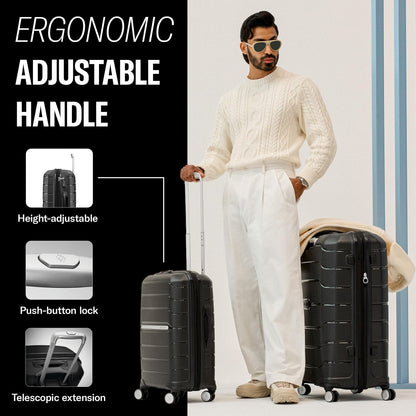 Samsonite suitcase — expandable hardshell with dual spinner wheels