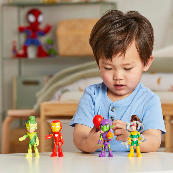 Toy figure — Spidey and his friends 5-pack with 4-inch action figures for kids 3+